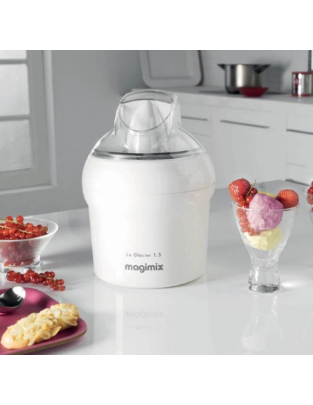 Magimix Glacier IJsmachine 1,5 l 15 W Wit