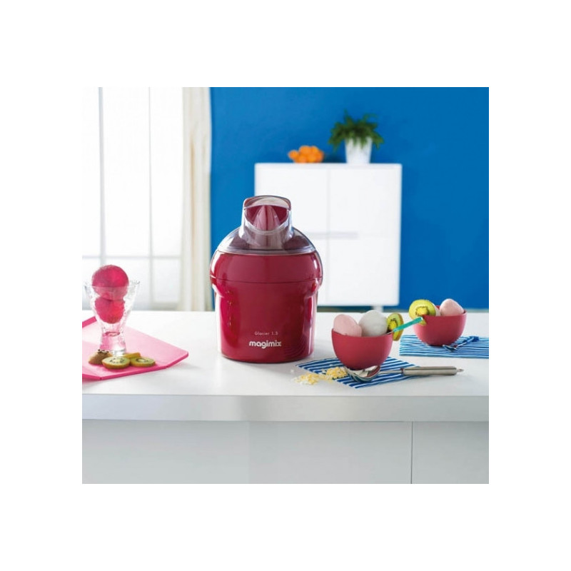 Magimix Glacier Machine à crème glacée 1,5 L 15 W Rouge