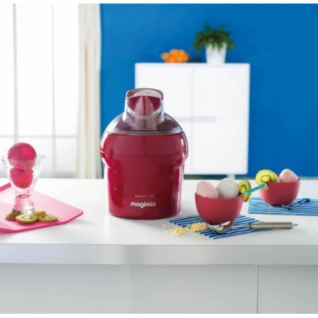 Magimix Glacier Machine à crème glacée 1,5 L 15 W Rouge