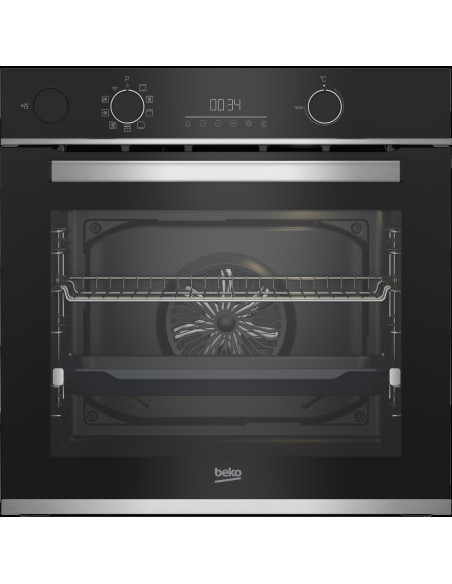 Beko BBIS13300XPE four 71 L 3400 W A+ Noir, Acier inoxydable