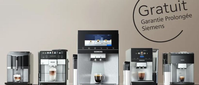 Offre spéciale : Profitez de garanties prolongées gratuites sur les machines à espresso Siemens EQ !